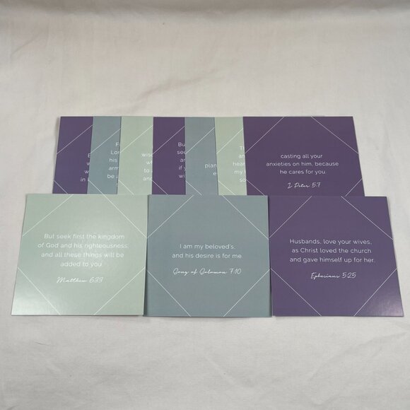 Prayers For My Wife, Prayers For My Husband, and Marriage Conversation Cards NEW - Picture 7 of 16